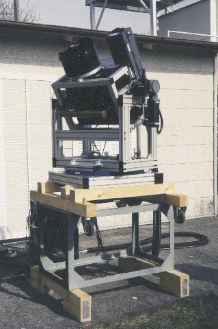 
The lidar in its original configuration (photograph from W. Carnuth, 1995)